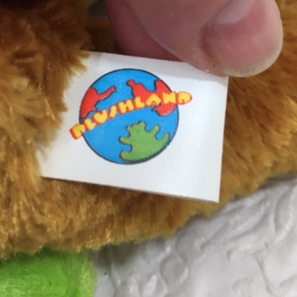 TWO Pilgrim Teddy Bears Thanksgiving Fall PLUSHLAND March of Dimes 8" - Picture 6 of 10